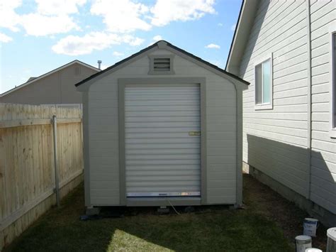 4 X 6 4 Roll Up Door White Stor Mor Sheds 4 X 6 4 Roll Up Door White Stor Mor Sheds