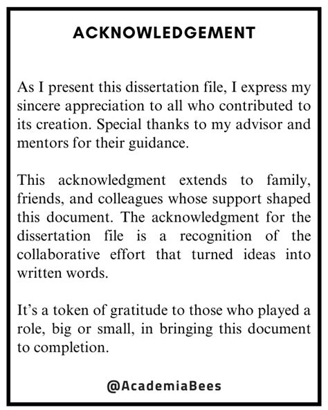 Best Acknowledgement For Dissertation 10 Samples And Guide Best Acknowledgement For Dissertation 10 Samples And Guide