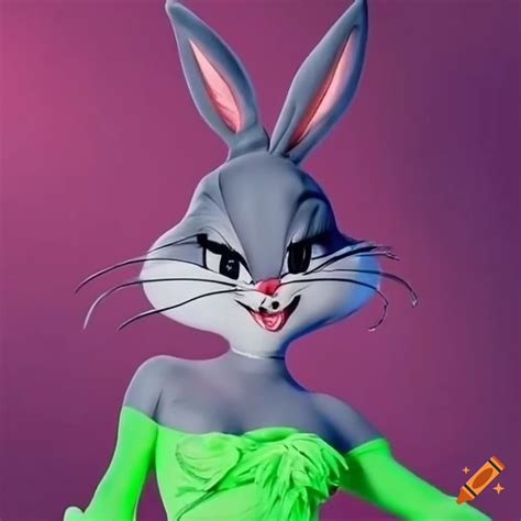 Bugs Bunny On Rupaul S Drag Race With Neon Leather Runway Category On Bugs Bunny On Rupaul S Drag Race With Neon Leather Runway Category On