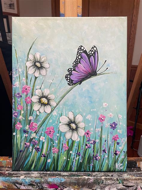 Butterfly Daisies Casey K Headquarters Butterfly Art Painting Butterfly Daisies Casey K Headquarters Butterfly Art Painting