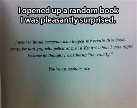 Funny Acknowledgements In Books