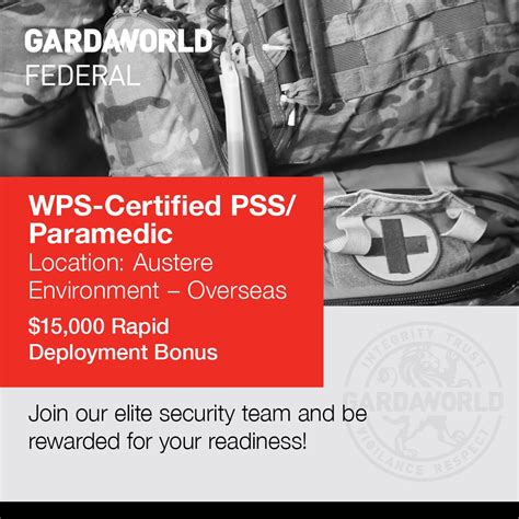 Gardaworld Federal Services On Linkedin We Are Looking For Wps Gardaworld Federal Services On Linkedin We Are Looking For Wps