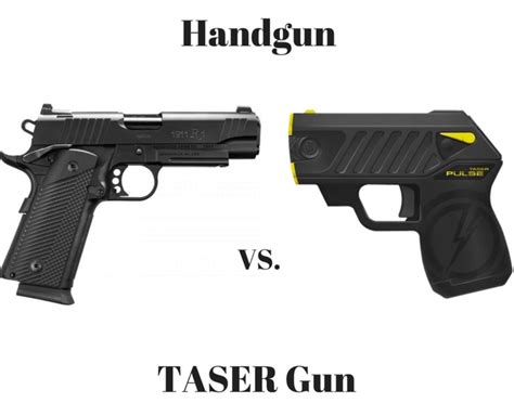 Handgun Vs Taser