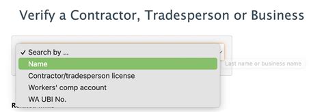 How To Look Up And Verify Contractors In Washington State How To Look Up And Verify Contractors In Washington State