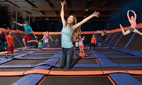 Indoor Trampoline Jump Passes Sky Zone Groupon Indoor Trampoline Jump Passes Sky Zone Groupon