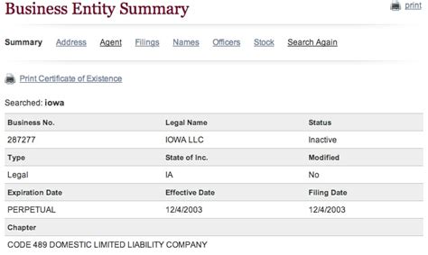 Iowa Secretary Of State Business Search Llc Bible Iowa Secretary Of State Business Search Llc Bible