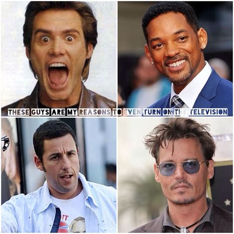 Jim Carrey Will Smith Adam Sandler And Johnny Depp Jim Carrey Adam Jim Carrey Will Smith Adam Sandler And Johnny Depp Jim Carrey Adam