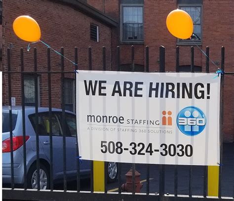 Monroe Staffing To Host Grand Opening Job Fair In Fall River On Monroe Staffing To Host Grand Opening Job Fair In Fall River On