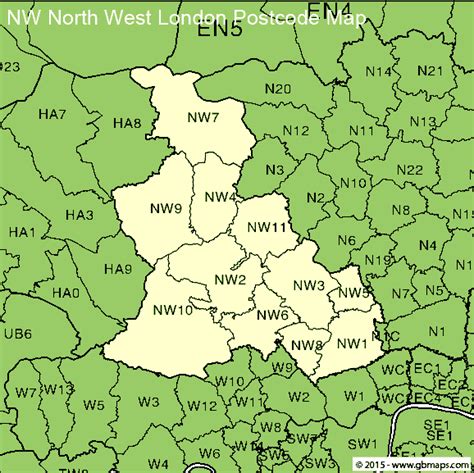 North West London Postcode Area And District Maps In Editable Format North West London Postcode Area And District Maps In Editable Format