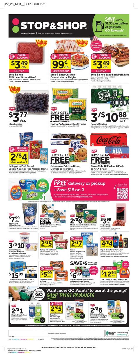 Stop And Shop Circular Valid June 26 July 2 2022 Sneak Peek Preview Stop And Shop Circular Valid June 26 July 2 2022 Sneak Peek Preview