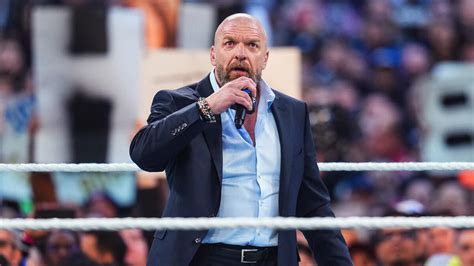 Wwe Superstar Triple H Paul Levesque In The Ring Before Wrestlemania Wwe Superstar Triple H Paul Levesque In The Ring Before Wrestlemania